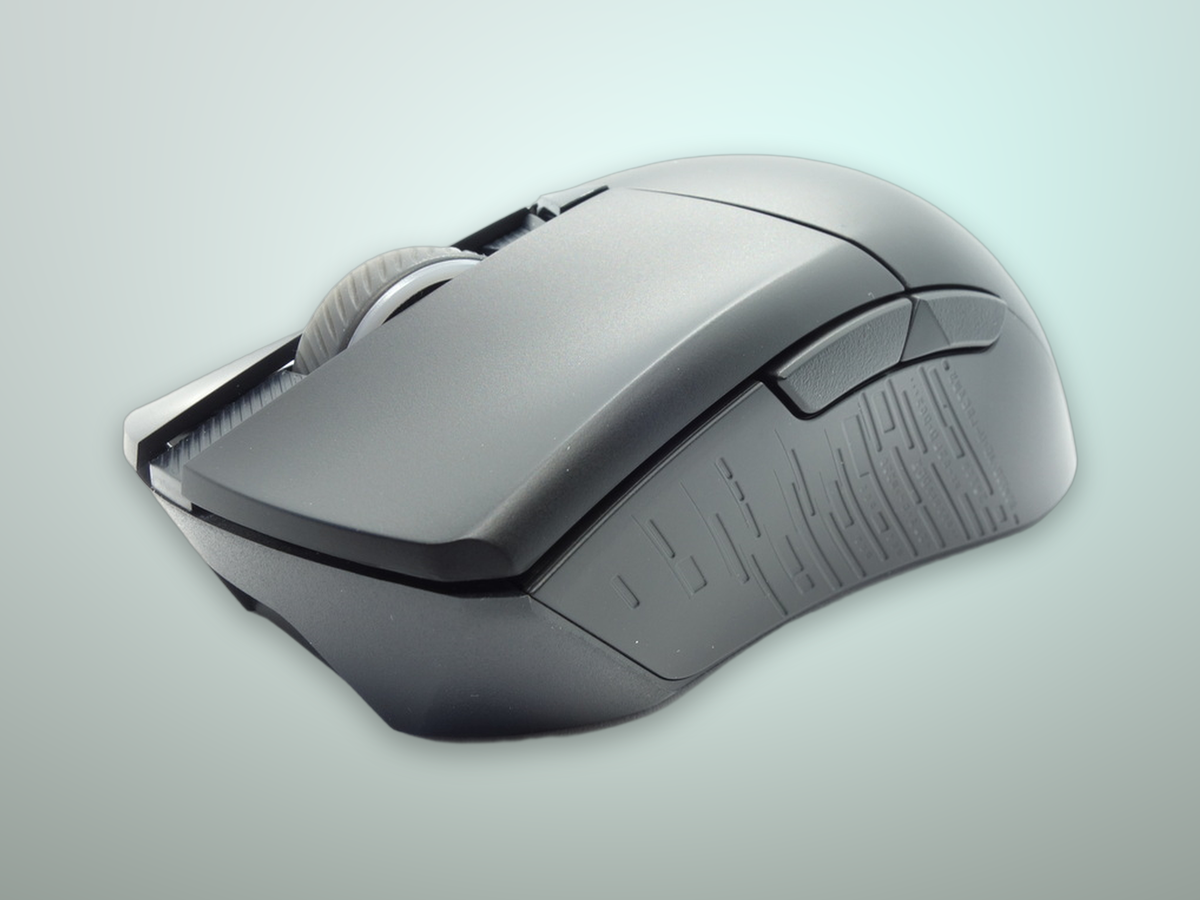 ASUS ROG Gladius III Wireless mouse gaming wireless vista principale con illuminazione RGB