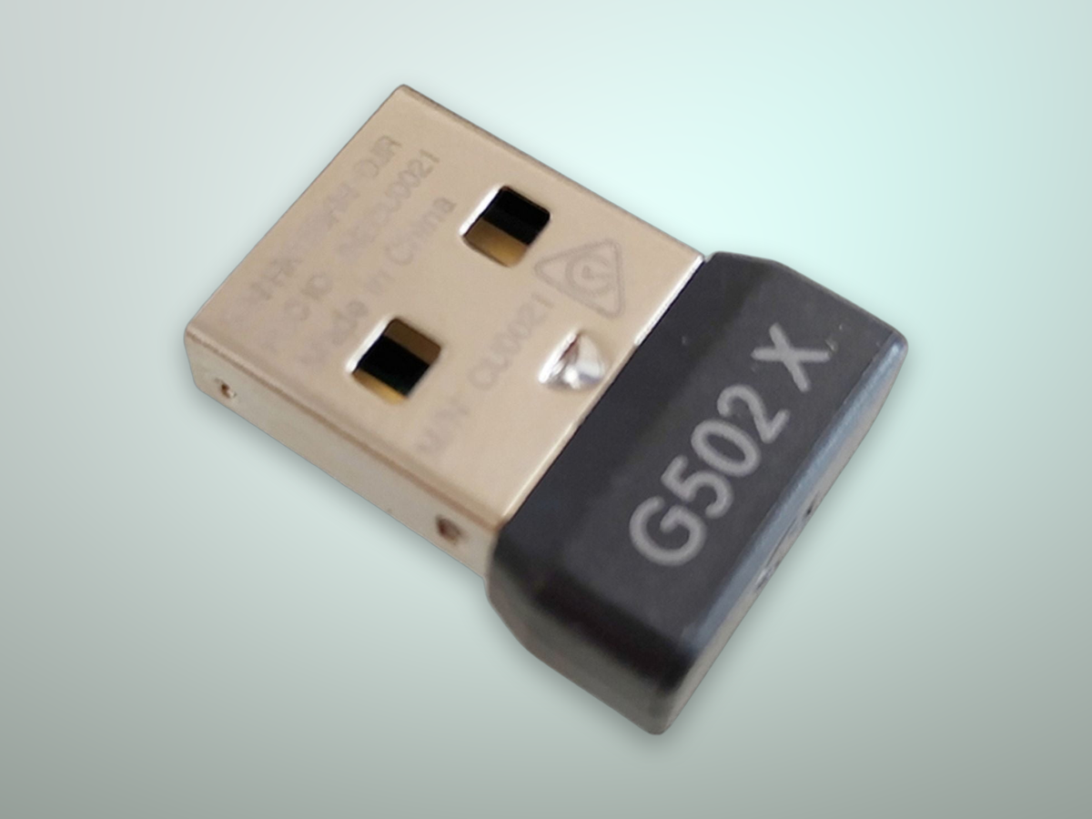 Ricevitore wireless dongle LIGHTSPEED del Logitech G502 X Plus