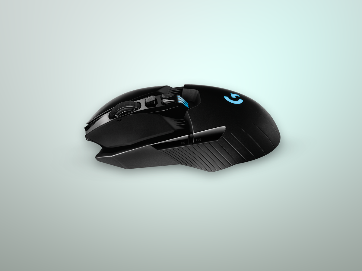 Mouse gaming wireless Logitech G903 LIGHTSPEED con illuminazione RGB, vista principale