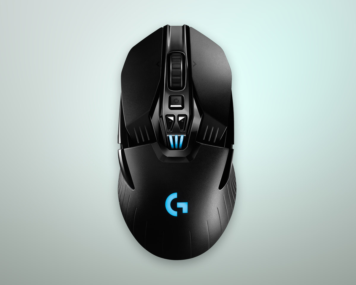 Profilo laterale del Logitech G903 LIGHTSPEED con pulsanti laterali magnetici intercambiabili